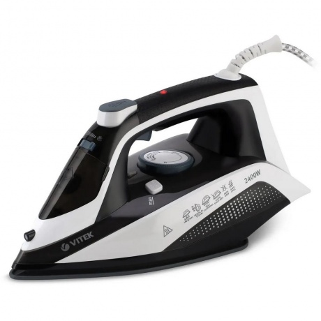 Утюг Vitek VT-8313 2400Вт белый/черный
