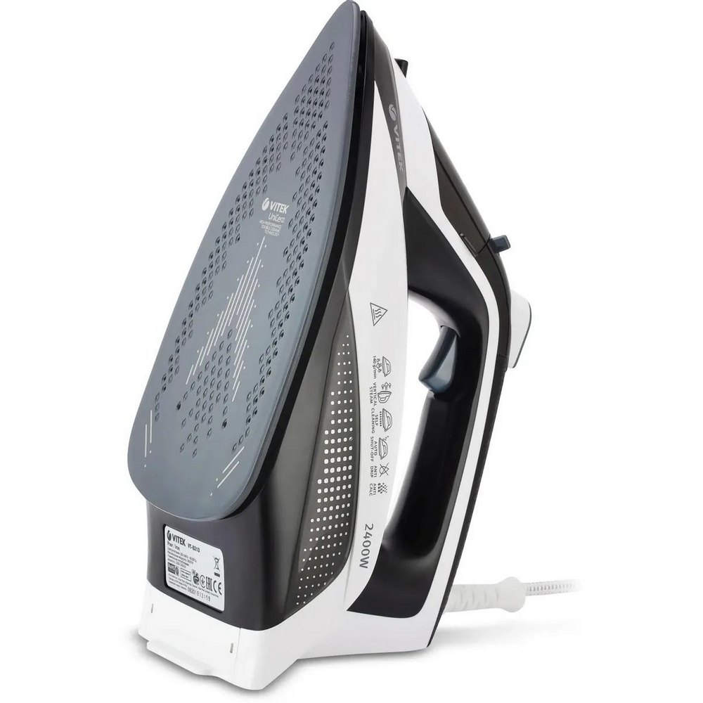 Утюг Vitek VT-8313 2400Вт белый/черный - фото 3
