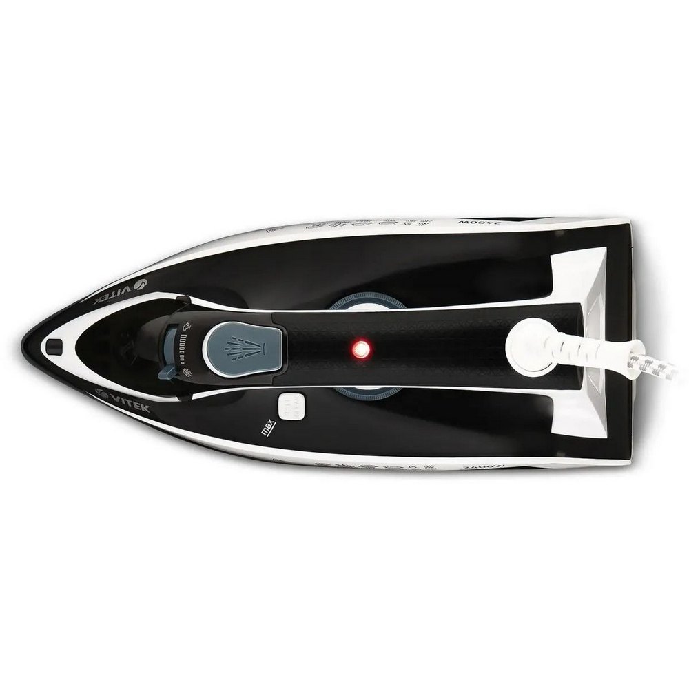 Утюг Vitek VT-8313 2400Вт белый/черный - фото 4