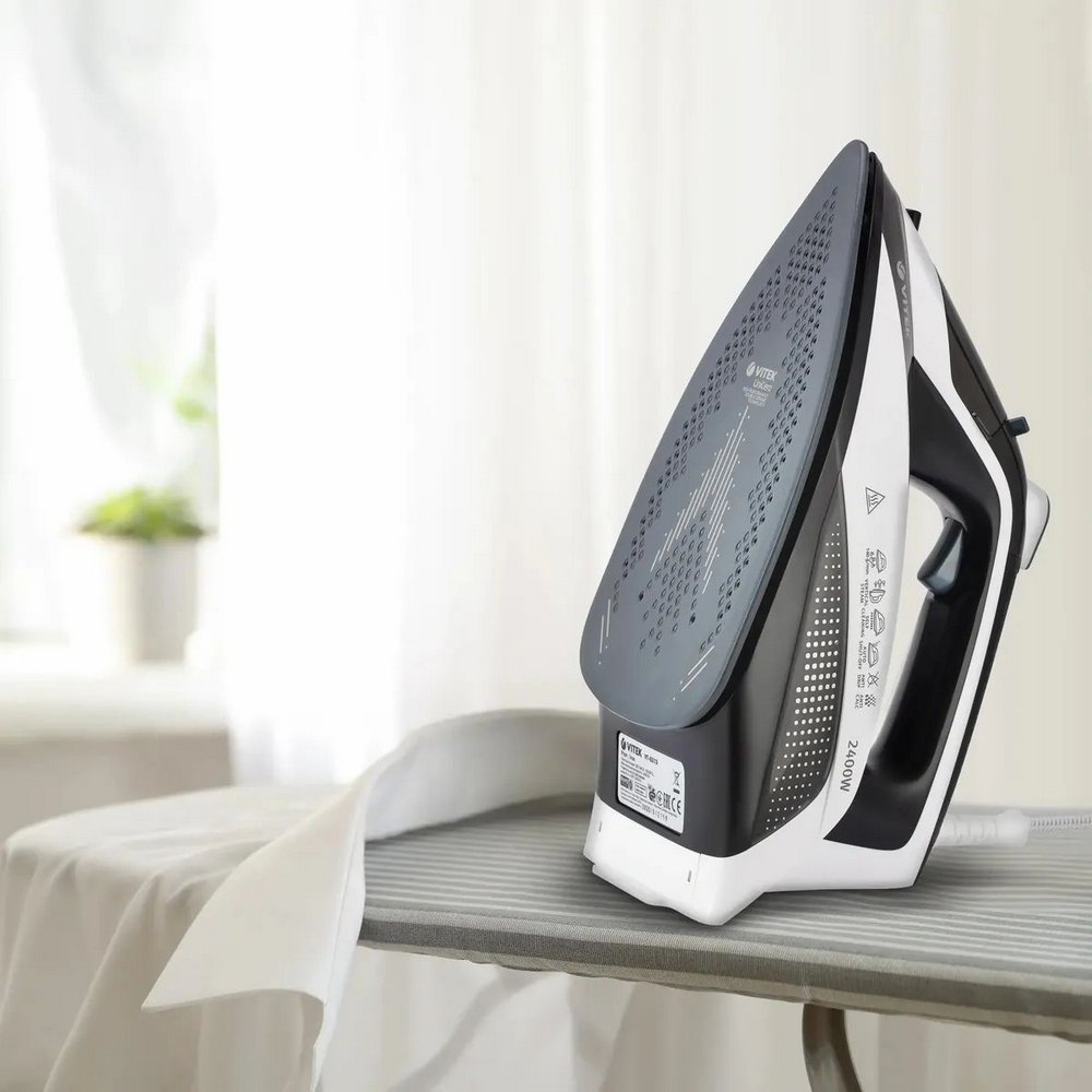 Утюг Vitek VT-8313 2400Вт белый/черный - фото 6