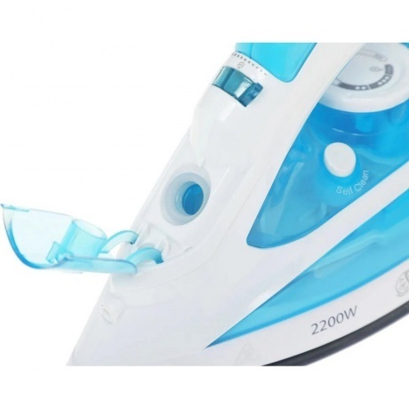 Утюг Maxwell MW-3055 2200Вт белый/синий - фото 6