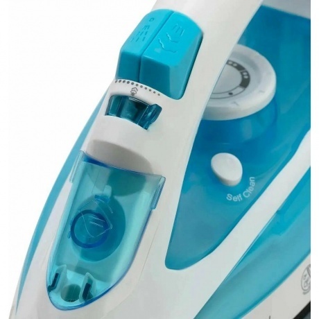 Утюг Maxwell MW-3055B 2200Вт белый/голубой - фото 4