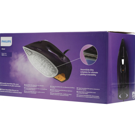 Утюг Philips DST7051/30 2800Вт фиолетовый/черный - фото 11