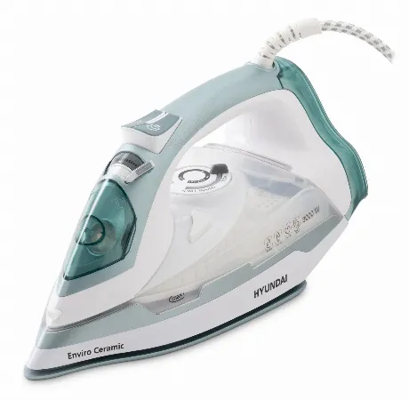 Утюг Hyundai H-SI01223 3000Вт белый/изумрудный отличное состояни...