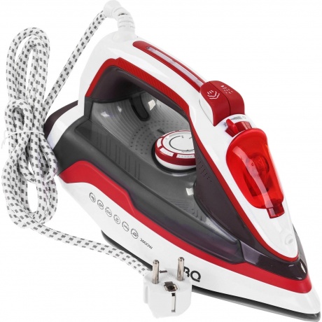 Утюг BQ SI1002 Белый-Красный - фото 4