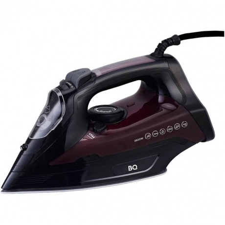 Утюг BQ SI1003 Черный-Винный Красный - фото 4