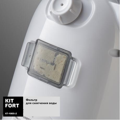 Паровая швабра Kitfort КТ-1005-2 красная - фото 7