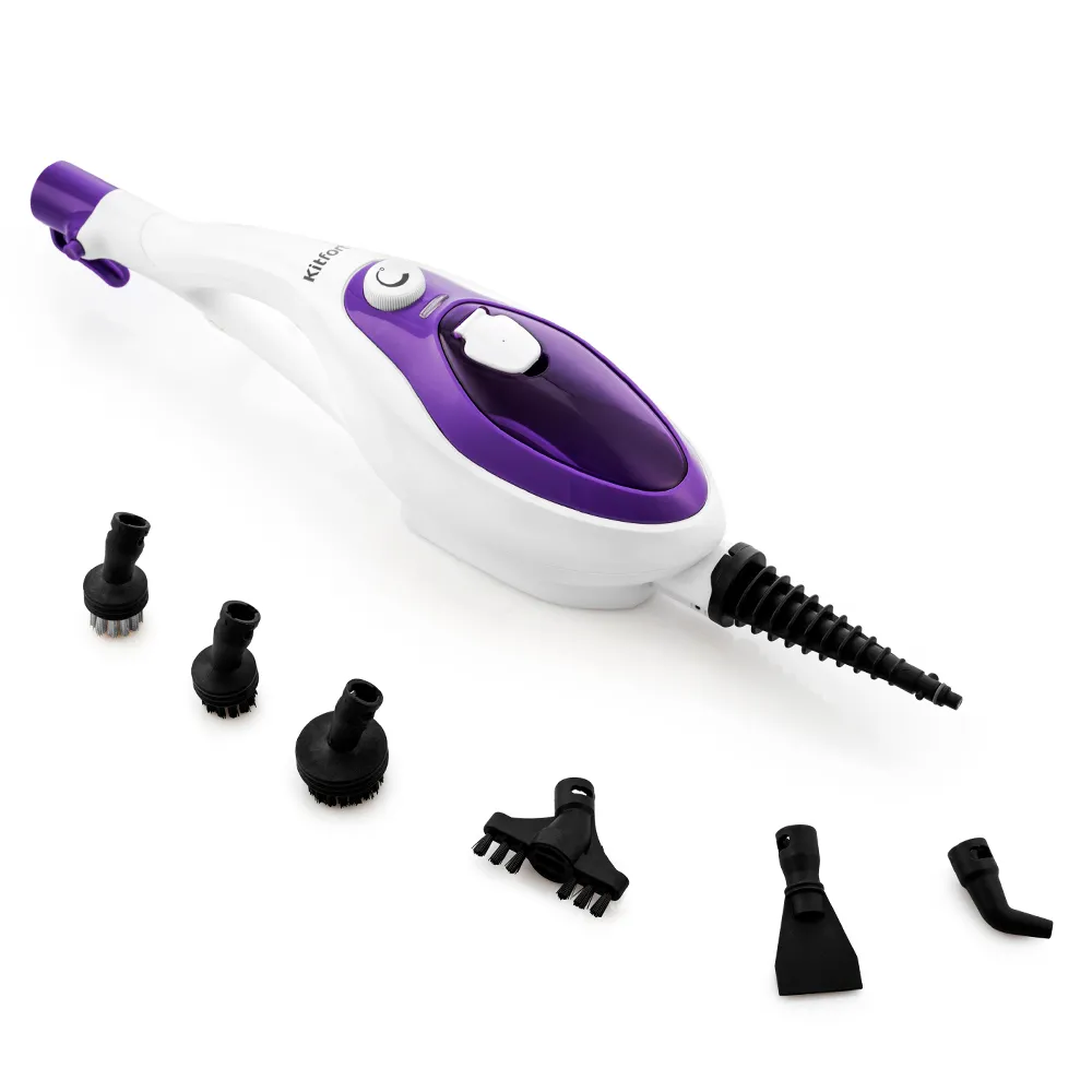 Паровая швабра Kitfort KT-1004-4 фиолетовый - фото 3