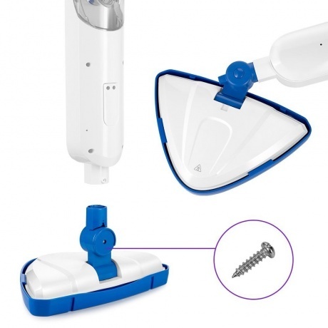 Паровая швабра Kitfort КТ-1048-3 синий - фото 3