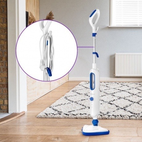 Паровая швабра Kitfort КТ-1048-3 синий - фото 7