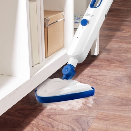 Паровая швабра Kitfort КТ-1048-3 синий - фото 8