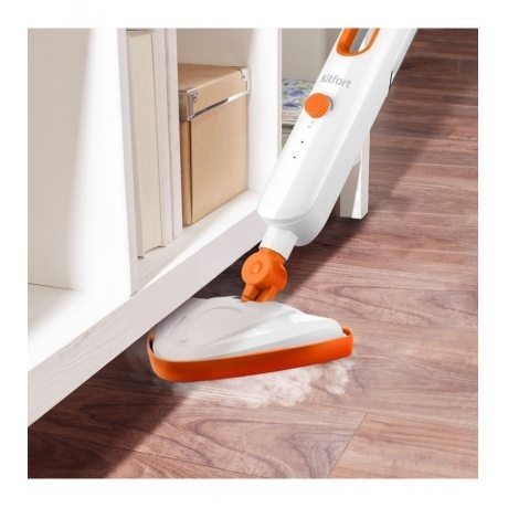 Паровая швабра Kitfort КТ-1048-2 оранжевый - фото 4