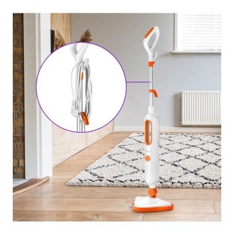 Паровая швабра Kitfort КТ-1048-2 оранжевый - фото 9