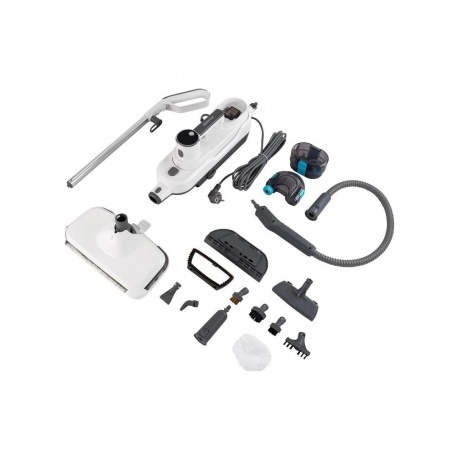 Швабра паровая Hyundai HYV-SM710 1500Вт белый/серый - фото 19