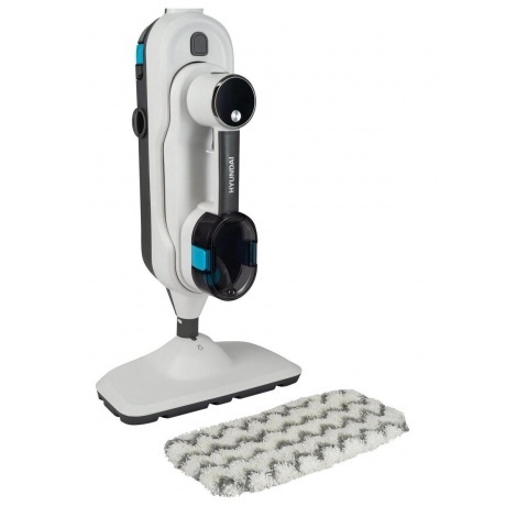 Швабра паровая Hyundai HYV-SM710 1500Вт белый/серый - фото 10