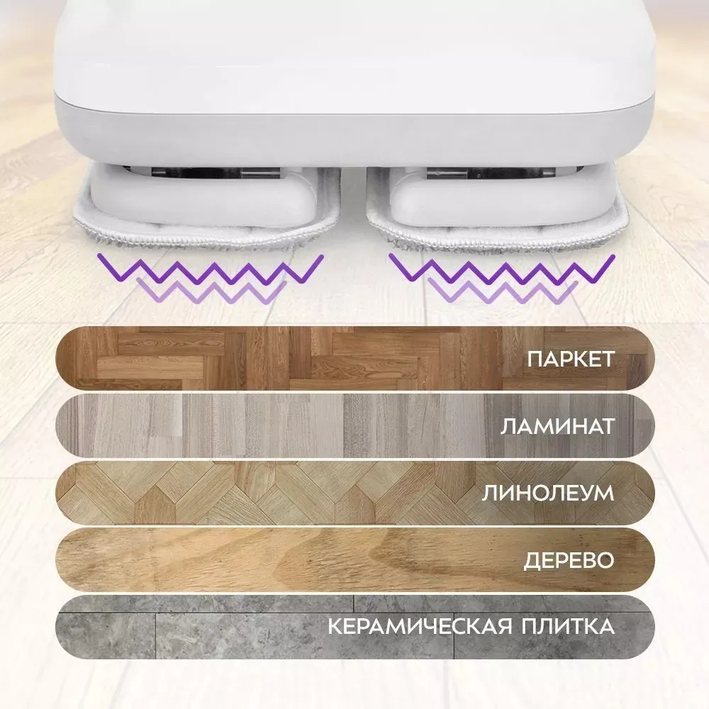 Паровая вибрационная швабра Kitfort КТ-1020 - фото 3