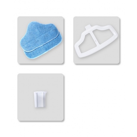 Паровая швабра BQ SM1001 Белый-зеленый - фото 7