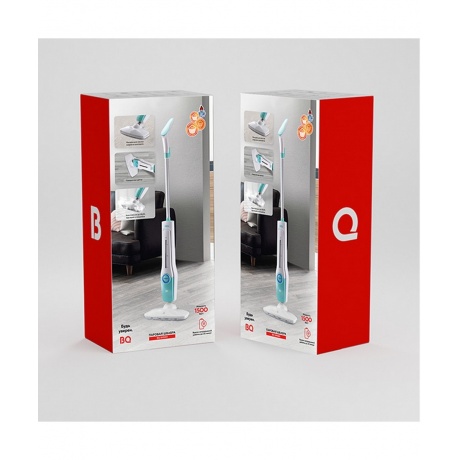 Паровая швабра BQ SM1001 Белый-зеленый - фото 8