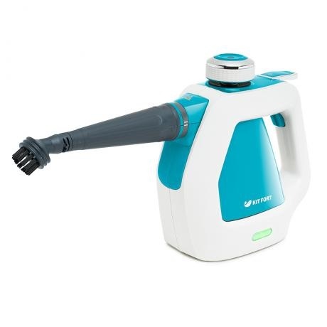Пароочиститель Kitfort КТ-918-3 бирюзовый - фото 1