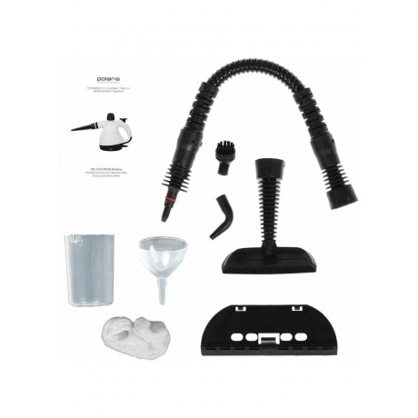 Пароочиститель Polaris PSC 1102C черно-белый - фото 12