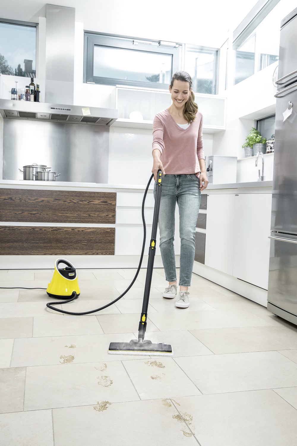 Пароочиститель напольный Karcher EasyFix SC 2 Deluxe желтый/черный - фото 6