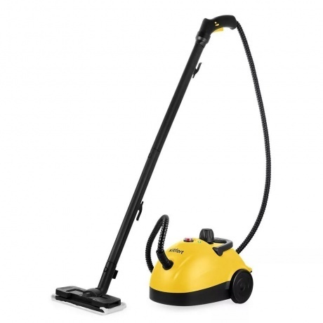 Пароочиститель Kitfort КТ-9136-1 черно-желтый - фото 1