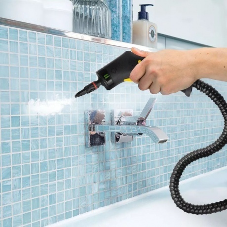 Пароочиститель Kitfort КТ-9136-1 черно-желтый - фото 11