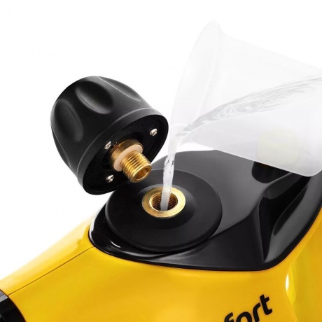 Пароочиститель Kitfort КТ-9140-1 черно-желтый - фото 5