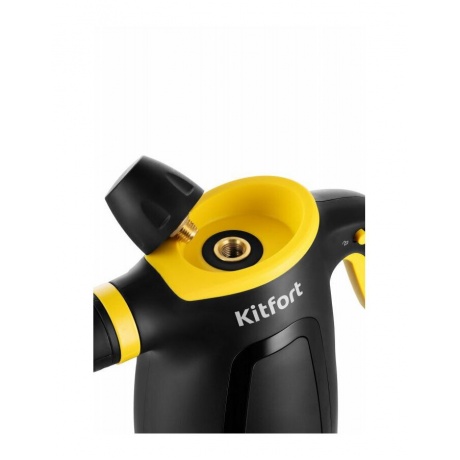 Пароочиститель Kitfort КТ-9170-3 черно-желтый - фото 3