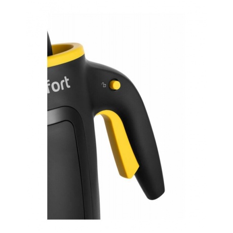 Пароочиститель Kitfort КТ-9170-3 черно-желтый - фото 4