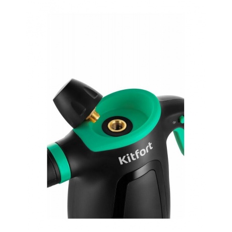 Пароочиститель Kitfort КТ-9170-2 черно-зеленый - фото 3
