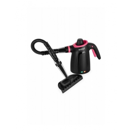 Пароочиститель Kitfort КТ-9170-1 черно-малиновый - фото 2
