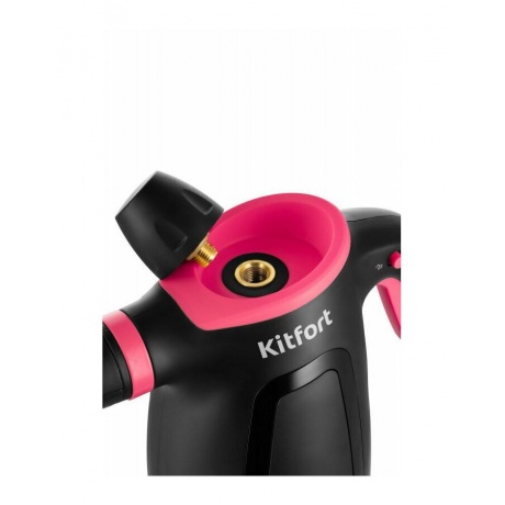 Пароочиститель Kitfort КТ-9170-1 черно-малиновый - фото 3
