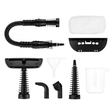 Пароочиститель Kitfort КТ-9193-2 черно-зеленый - фото 6