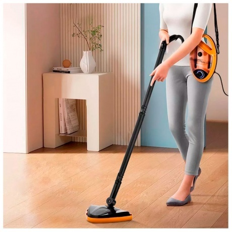 Пароочиститель Kitfort КТ-9158-2 оранжевый - фото 8