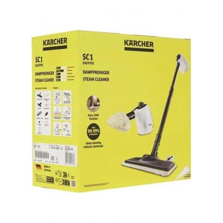 Пароочиститель Karcher SC 1 EasyFix белый - фото 18