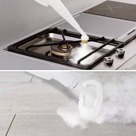 Пароочиститель Kitfort КТ-9109-1 бело-фиолетовый - фото 4