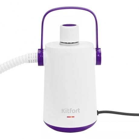 Пароочиститель Kitfort КТ-9109-1 бело-фиолетовый - фото 7