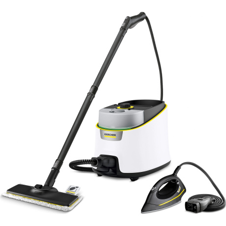 Пароочиститель напольный Karcher SC 4 Deluxe Iron EasyFix 2200Вт белый
