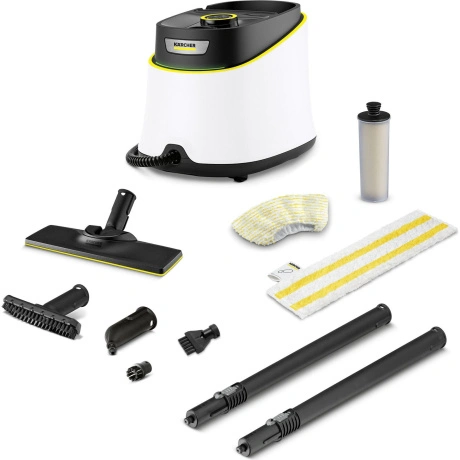 Пароочиститель напольный Karcher EasyFix SC 3 Deluxe 1900Вт белы...