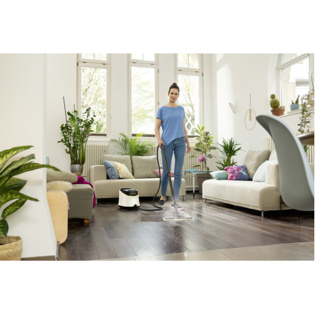 Пароочиститель напольный Karcher EasyFix SC 3 Deluxe 1900Вт белый - фото 6
