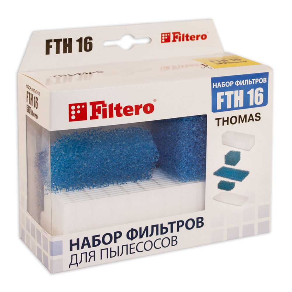 НЕРА-фильтр Filtero FTH 16 нера фильтр filtero fth 41 lge 1фильт