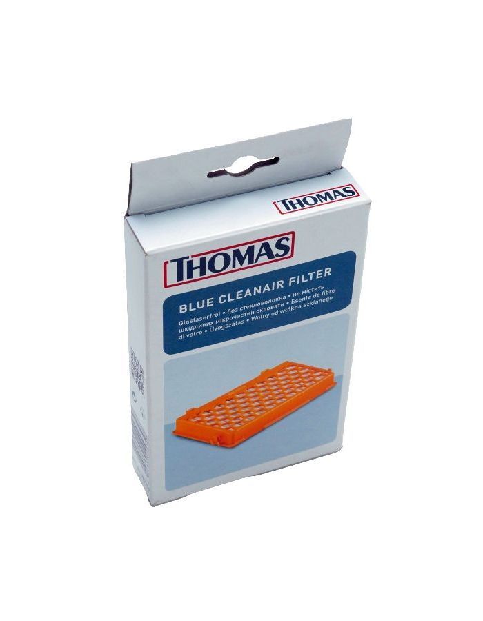 Фильтр Thomas Blue CleanAir thomas фильтр blue cleanair hepa 13 1 шт