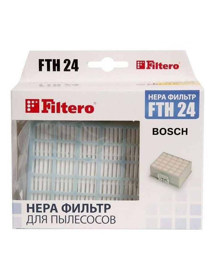 HEPA-фильтр Filtero FTH 24 BSH фильтр для пылесоса filtero fth 03 bsh hepa