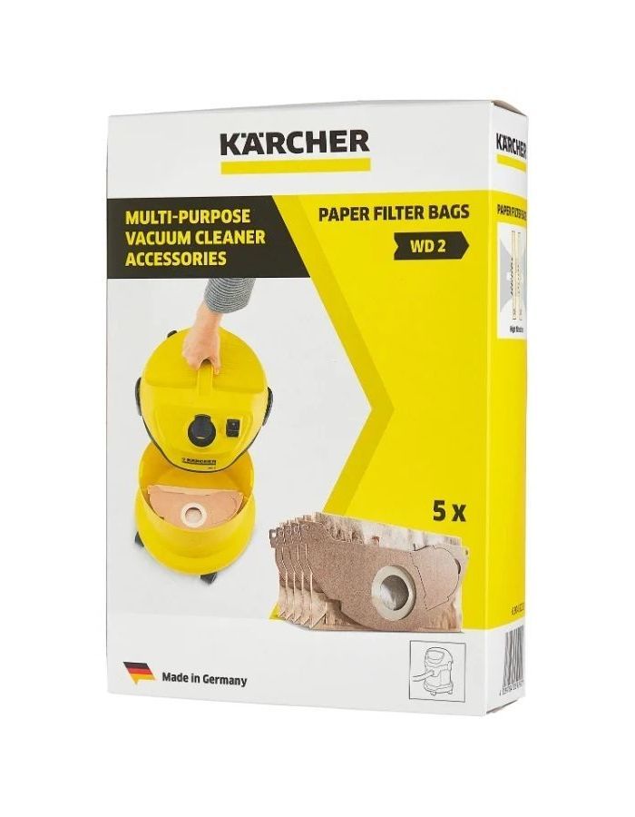 Пылесборники Karcher 6.904-322 (5пылесбор.) ozone фильтр мешки бумажные для пылесоса 10 шт op 162 10