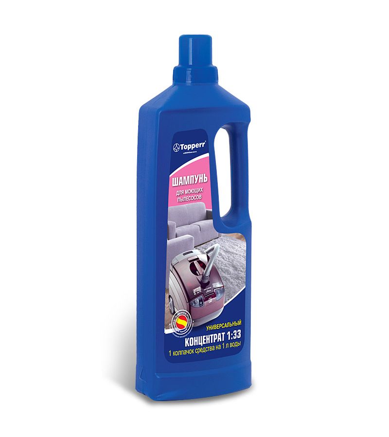 Шампунь для моющих пылесосов Topperr 1л 3016 чистящее средство reon 06 014 шампунь для моющих пылесосов
