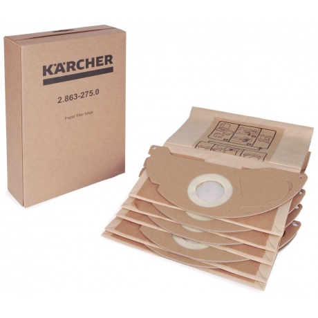 Пылесборники Karcher WD 2 (2.863-275) Brown (5пылесбор.) - фото 3