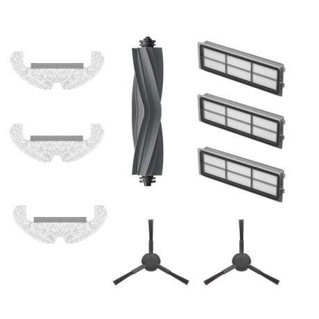 Комплект аксессуаров для робота-пылесоса Dreame D10s Plus основная щетка - 1 шт боковая щетка - 2 шт фильтр - 3 шт сменная салфетка - 3 шт 2880₽
