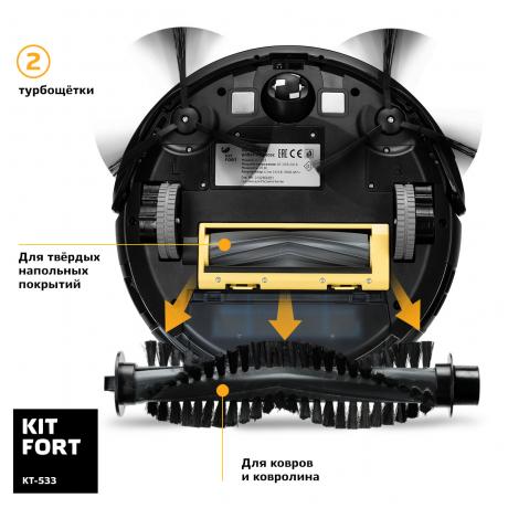 Робот-пылесос Kitfort KT-533 - фото 4