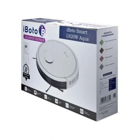 Робот-пылесос iBoto Smart L920W Aqua белый/черный - фото 6